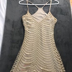 Golden dress